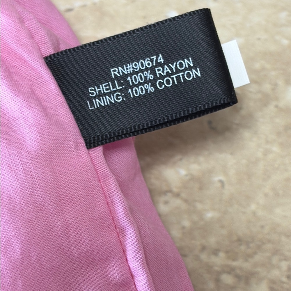 NWOT Boston Proper 2 Piece Pink Short Set with Elastic Waist - Picture 14 of 15